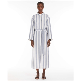 'S Max Mara Rima Kjole, Navy Big Stripe